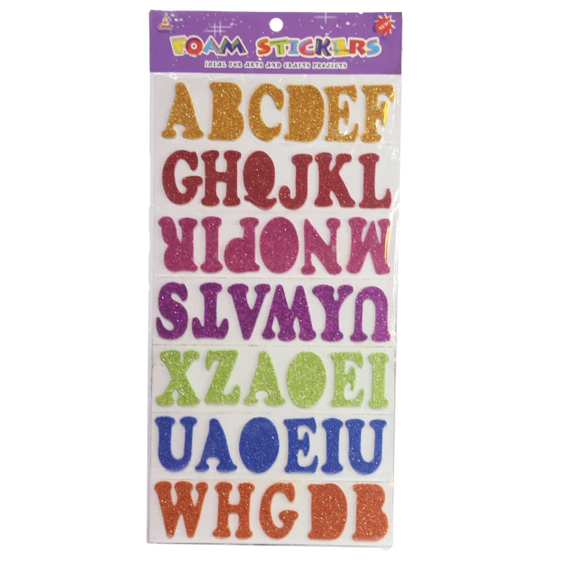 [1203] Letras Goma Eva en Talon