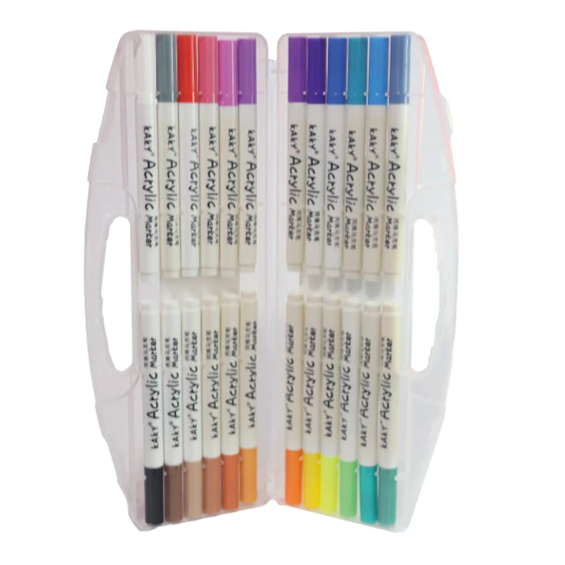 [KY-1106-24] Marcador Acrilico Vidrio de 24 Colores