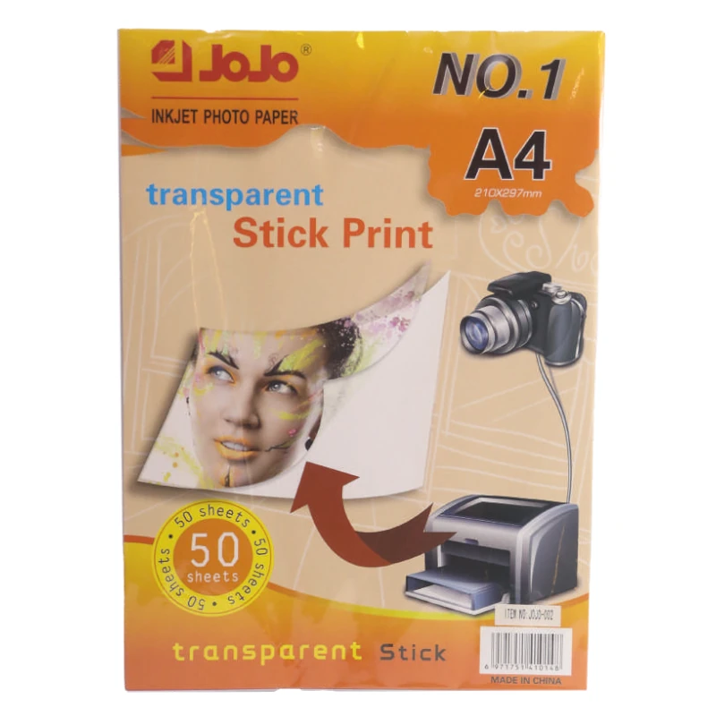 [JS-3001-1] Papel Fotografico Stick de 50 Unidades A4