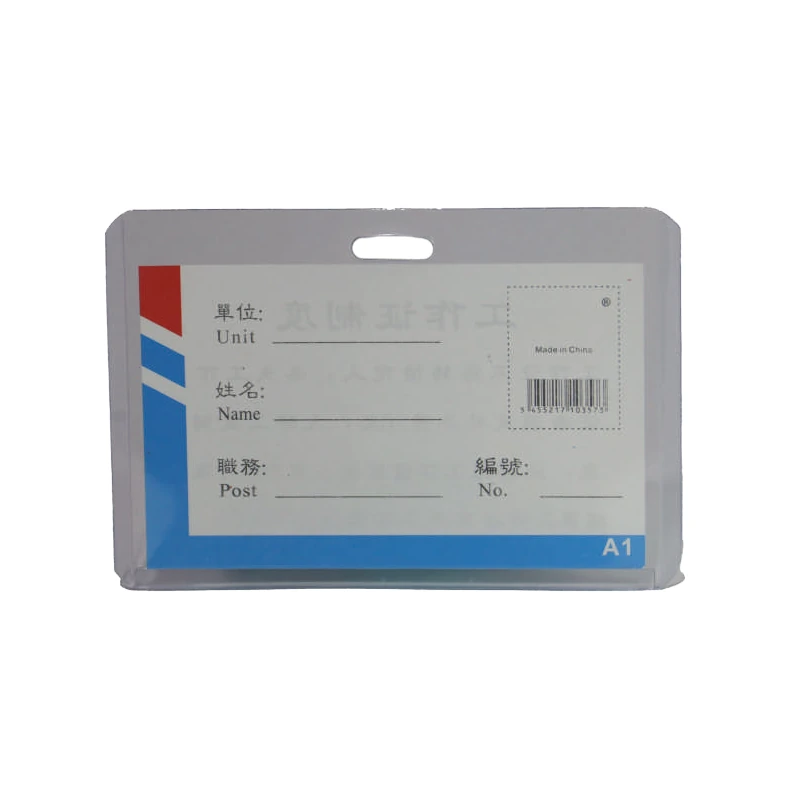 [A1-HORIZ] Porta Credencial Horizontal de 20 Unidades 8,8x5,1 cm