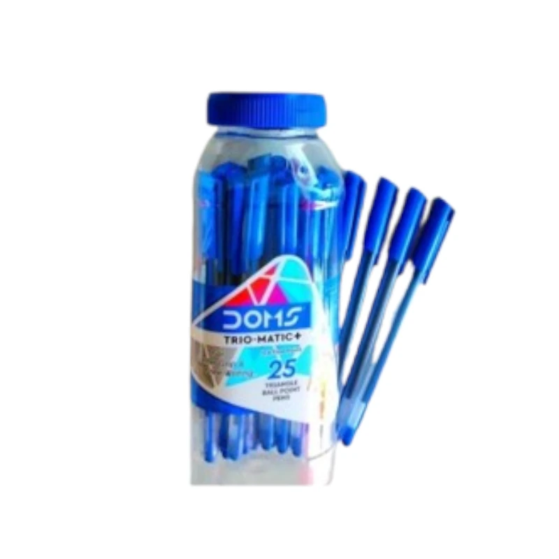 [8359-A] Boligrafo Triomatic en Bote 25 Piezas (Azul)