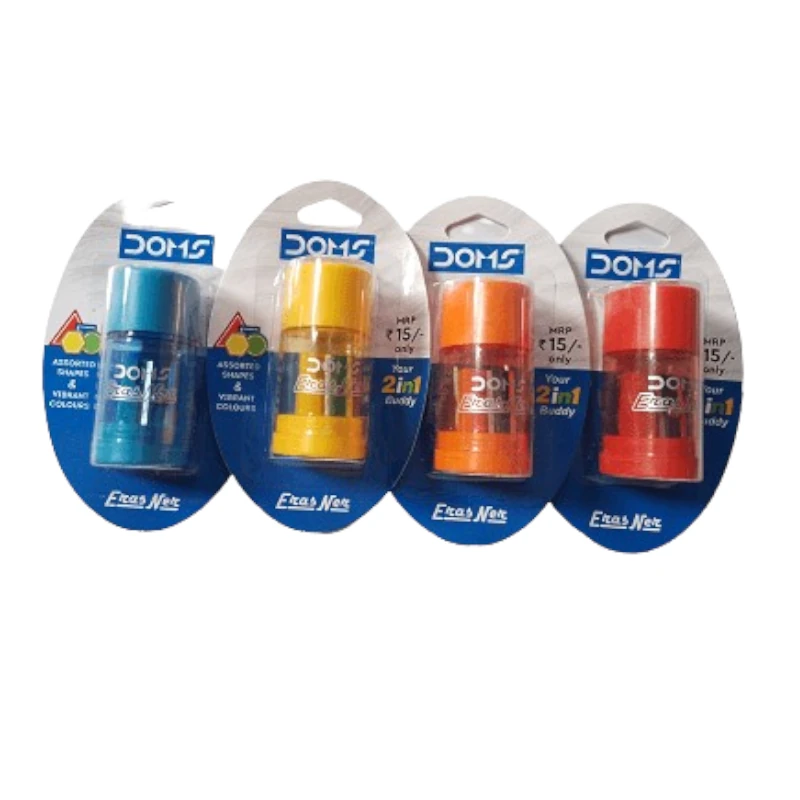 [7656] Tajador y Borrador con Basurero 40 Unidades