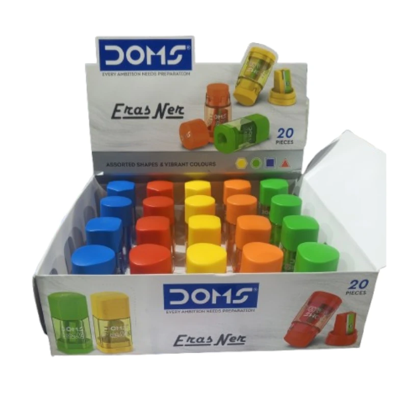 [8802] Tajador y Borrador Erasner en Box 20 Piezas
