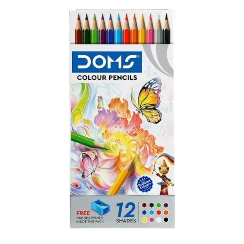 [3445] Lapices de 12 Colores Largos + Sacapuntas