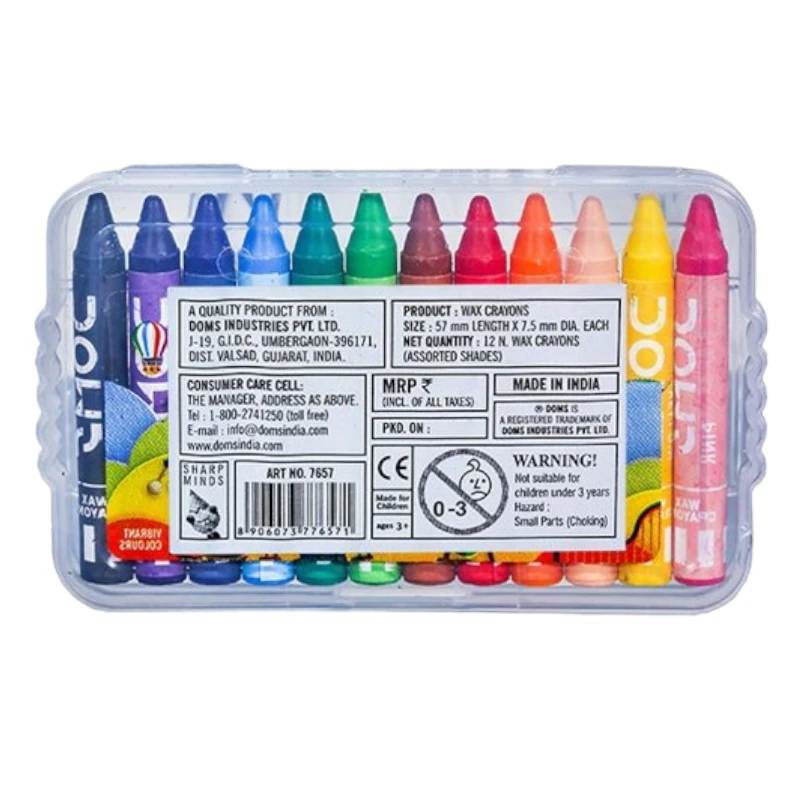 [7657] Crayon de Cera Mini En Estuche