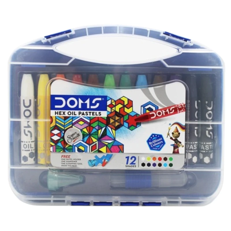 [8414] Pastel al Oleo en Estuche Rigido 12 Colores