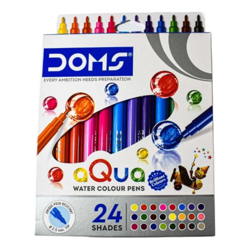 [80077] Marcador Aqua de 24 Colores en Carton