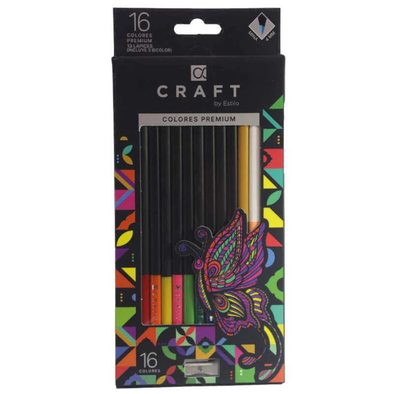 [TT-03] Caja de 16 Colores CRAFT