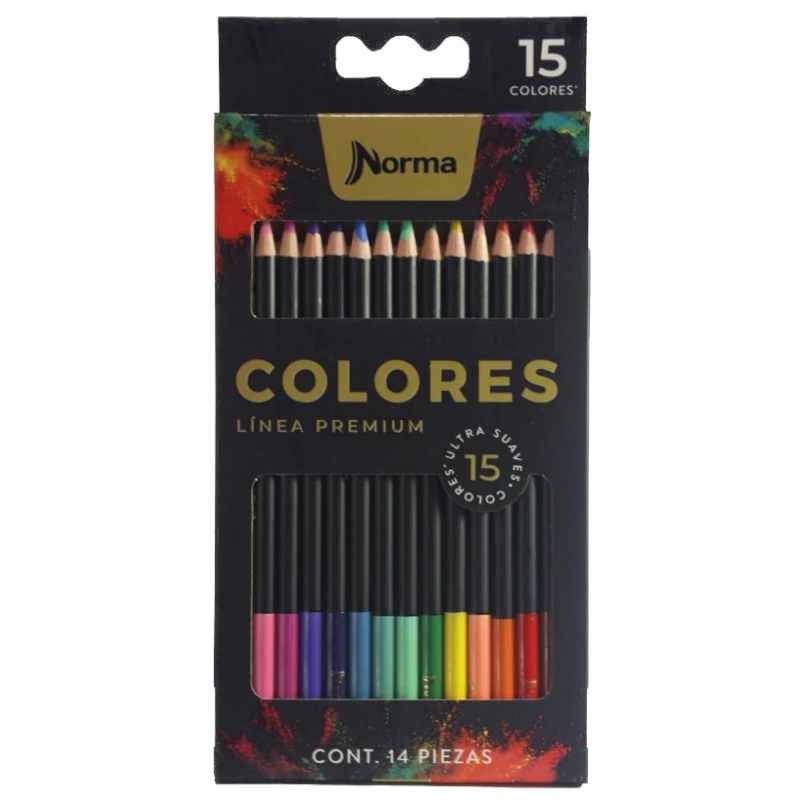[TT-02] Lapices de 15 Colores NORMA